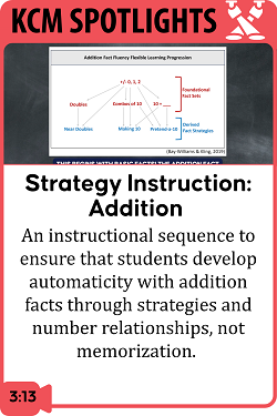Strategy Instruction: Addition